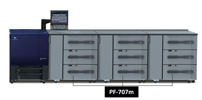 Km -product 05 AccurioPress C83hc彩色數位印刷系統 PF-707高達15390張紙張容量